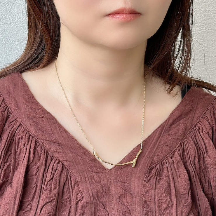 ニュアンスネックレス ショート 抜け感 | feu | 詳細画像8 