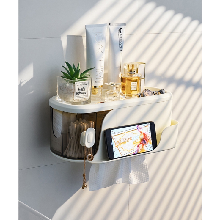 ホワイト | 新作 壁収納ケース 洗面所 | aimoha 