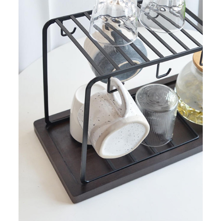 竹製トレイ付き2段マグカップスタンド | aimoha  | 詳細画像4 