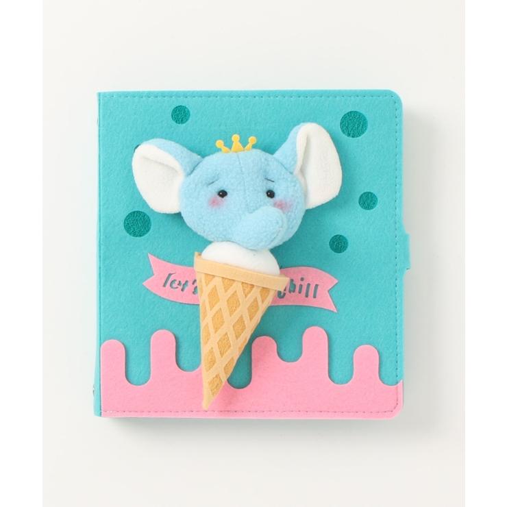 ブルー5 | かわいい動物手帳メモ帳 かわいい メモ 文房具 ステーショナリー 雑貨 女の子 | aimoha 