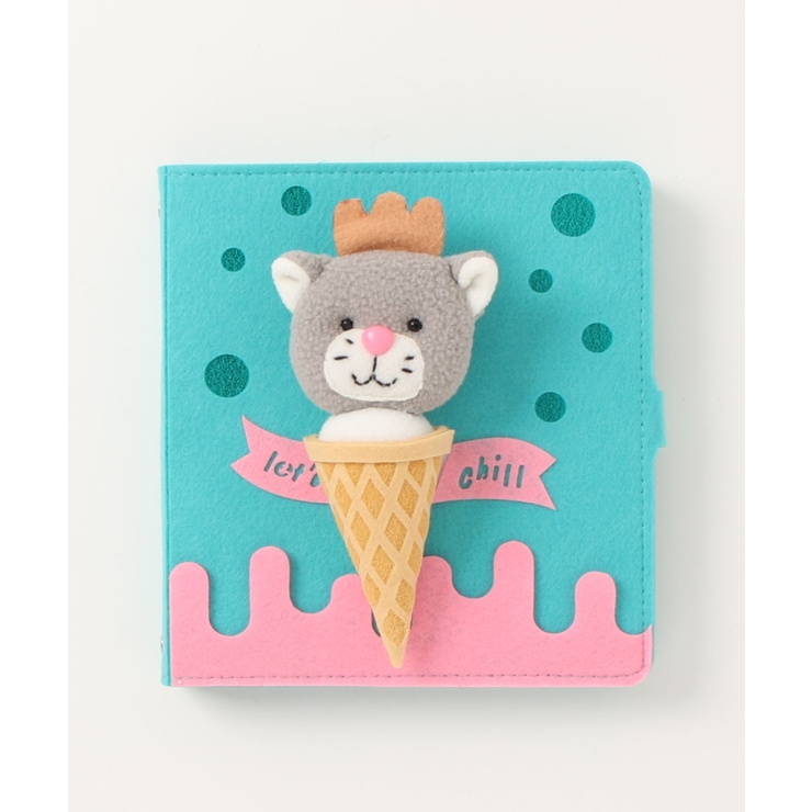 ブルー6 | かわいい動物手帳メモ帳 かわいい メモ 文房具 ステーショナリー 雑貨 女の子 | aimoha 