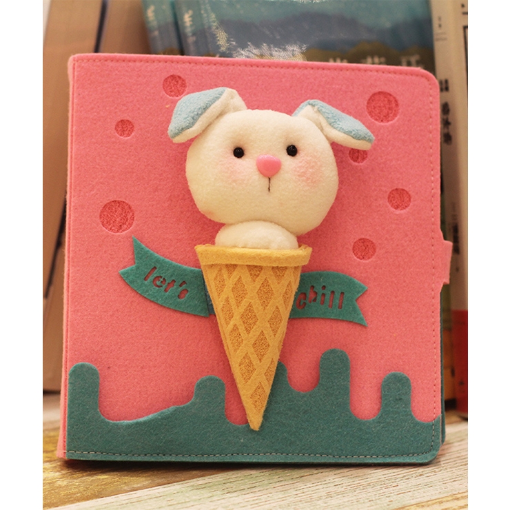 ピンク2 | かわいい動物手帳メモ帳 かわいい メモ 文房具 ステーショナリー 雑貨 女の子 | aimoha 