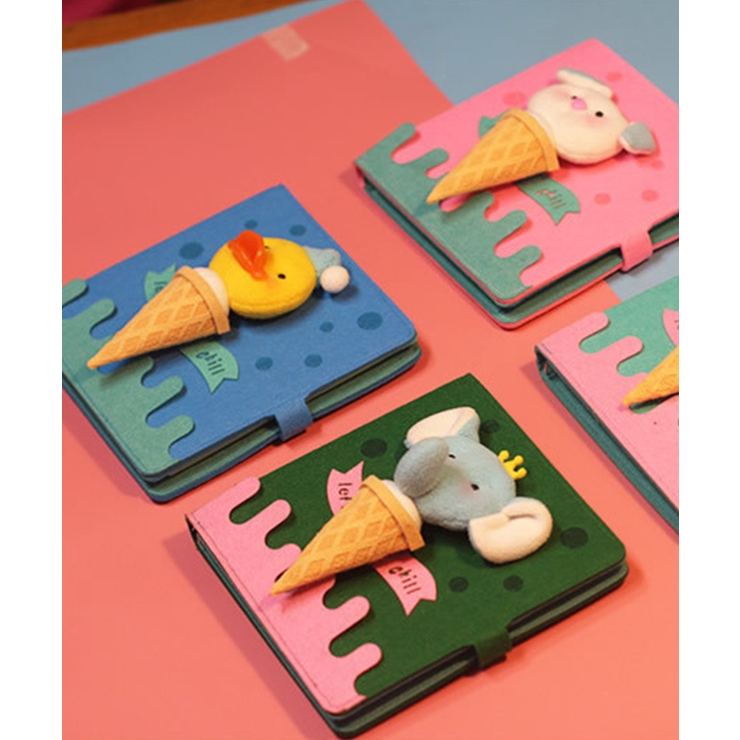 かわいい動物手帳メモ帳 かわいい メモ 文房具 ステーショナリー 雑貨 女の子 | aimoha  | 詳細画像4 