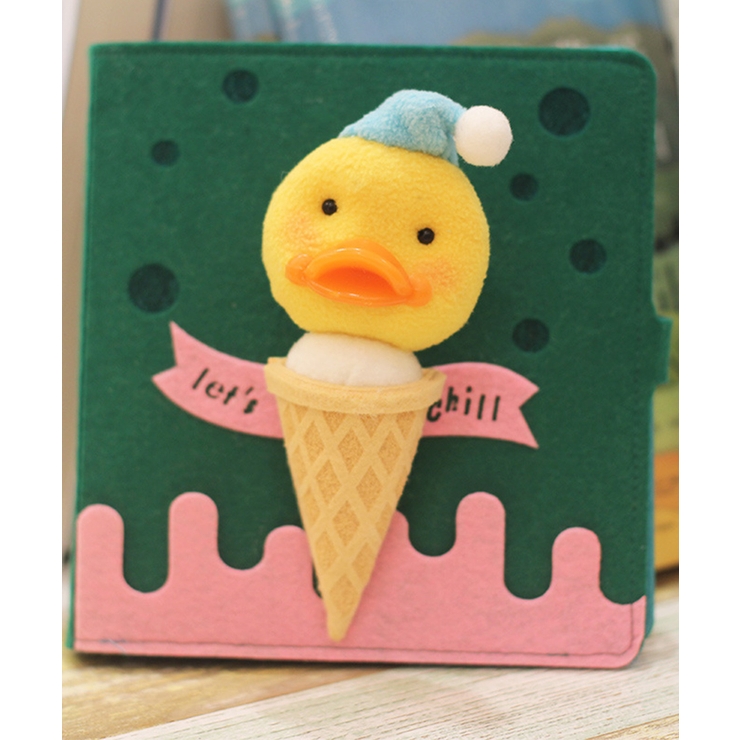 グリーン4 | かわいい動物手帳メモ帳 かわいい メモ 文房具 ステーショナリー 雑貨 女の子 | aimoha 