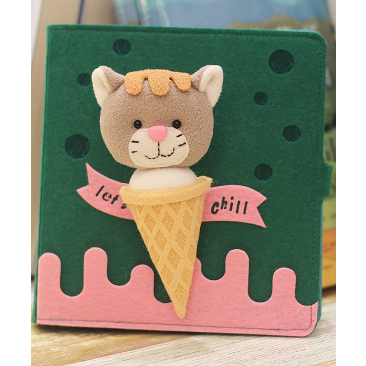 グリーン6 | かわいい動物手帳メモ帳 かわいい メモ 文房具 ステーショナリー 雑貨 女の子 | aimoha 