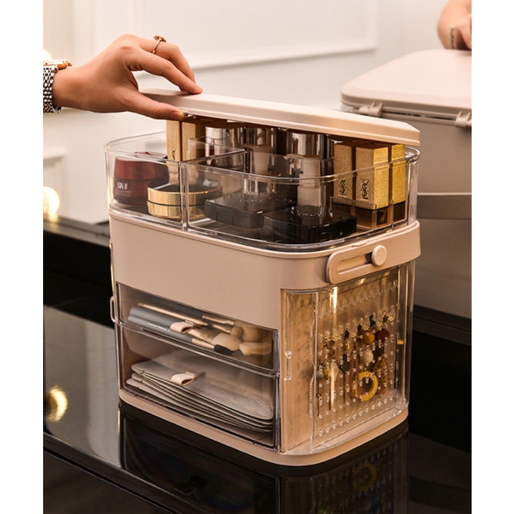 アクセサリー収納付き 大容量 メイクボックス 品番 Xt Aimoha アイモハ のレディースファッション通販 Shoplist ショップリスト