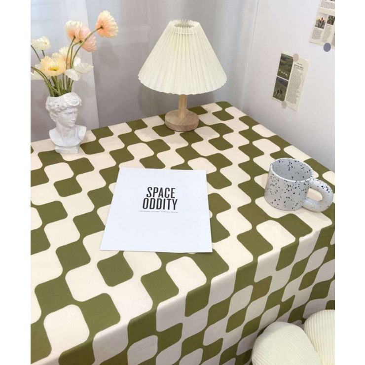 グリーン2 | Sサイズ aimoha homeチェッカーテーブルクロス | aimoha 