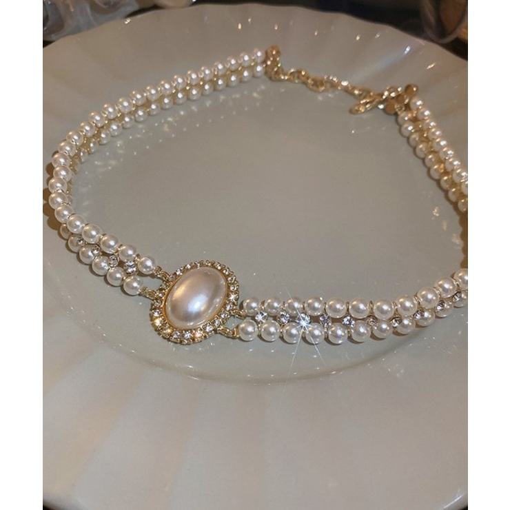 パールネックレス、シルバーネックレス Jasmine Grandiflorum | aimoha  | 詳細画像15 