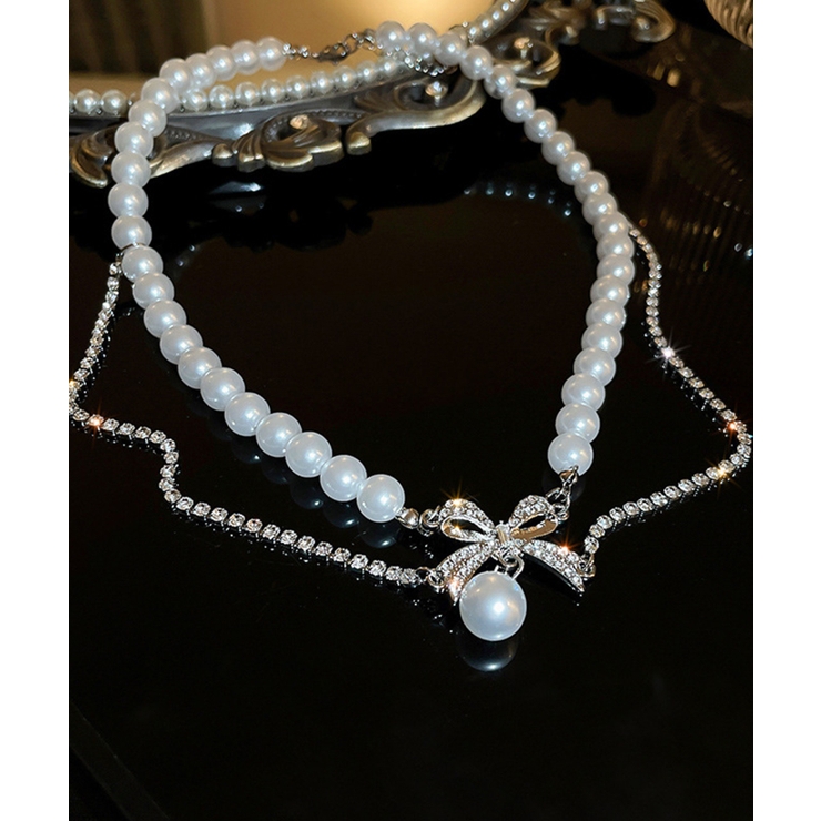 パールネックレス、シルバーネックレス Jasmine Grandiflorum | aimoha  | 詳細画像18 