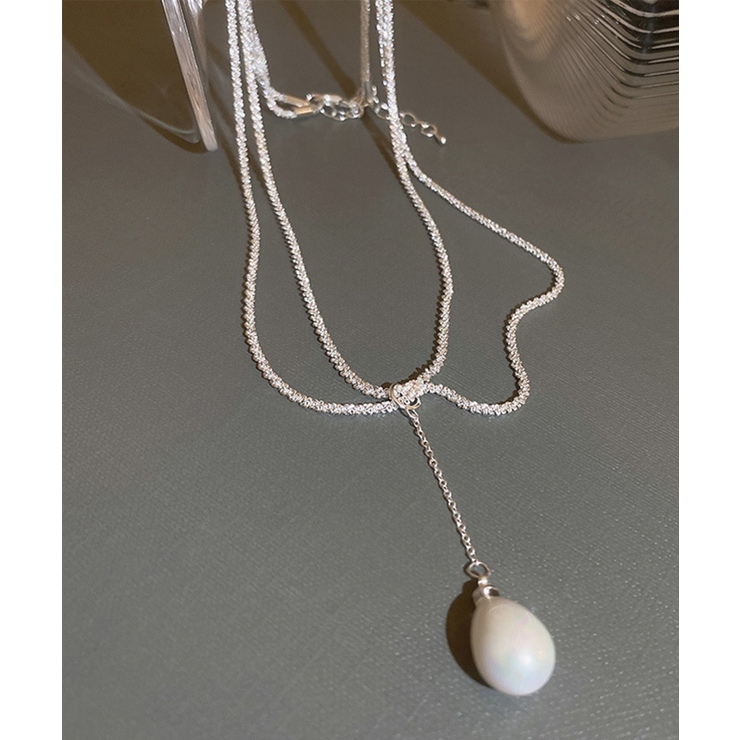パールネックレス、シルバーネックレス Jasmine Grandiflorum | aimoha  | 詳細画像21 