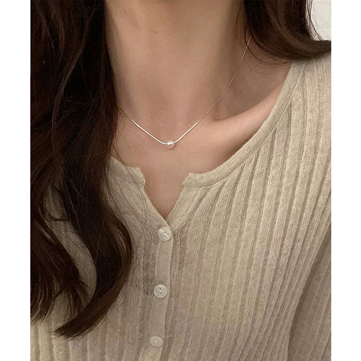 パールネックレス、シルバーネックレス Jasmine Grandiflorum | aimoha  | 詳細画像22 