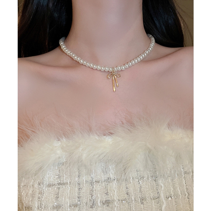 ホワイト7 | パールネックレス、シルバーネックレス Jasmine Grandiflorum | aimoha 