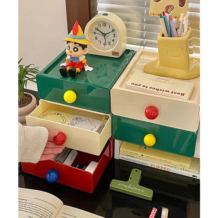 カラフル 2段引き出し 積み重ね収納ボックス | aimoha  | 詳細画像3 