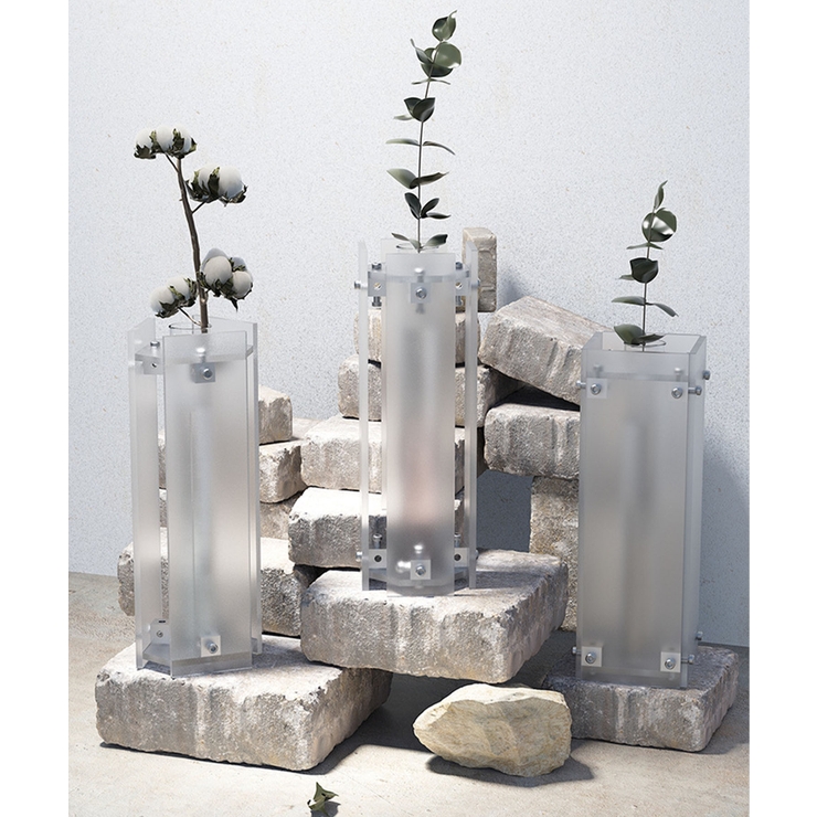 フロストアクリルフラワーベース | aimoha  | 詳細画像7 