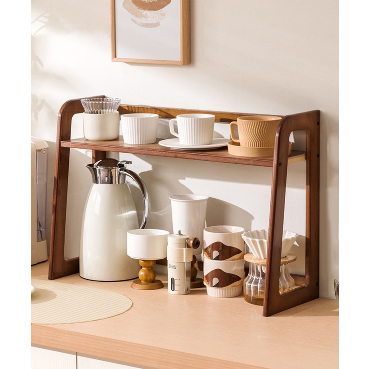 ブラウン | 卓上オープンラック | aimoha 