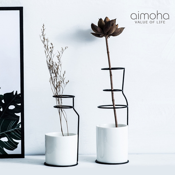 装飾鉄工芸品フラワーアレンジメント花瓶 フラワーベース おしゃれ 品番 Xt Aimoha アイモハ のファッション通販 毎日送料無料 Shoplist ショップリスト