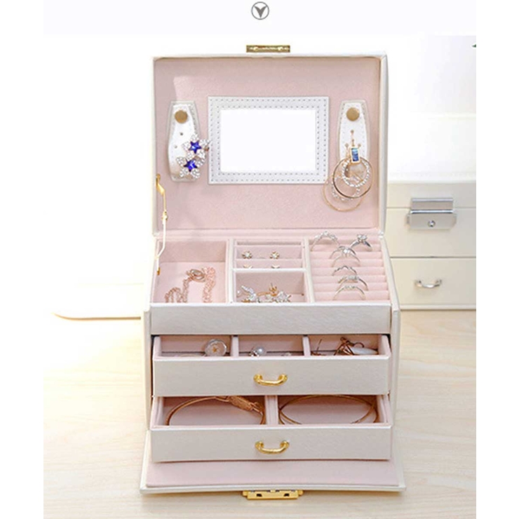 アクセサリーケース ジュエリーボックス 大容量 | aimoha  | 詳細画像4 