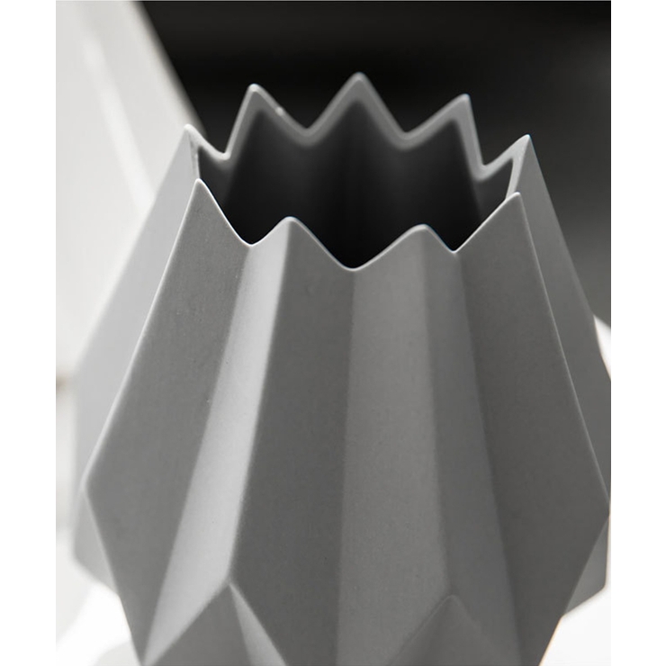 アート風白黒ガラス花瓶 アート風白黒ガラス花瓶