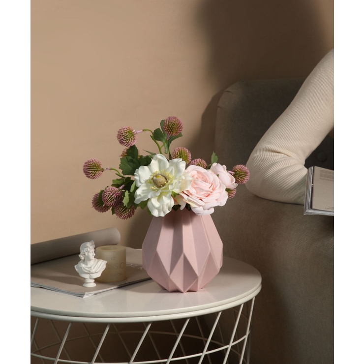 花瓶　フラワーベース　ピンク