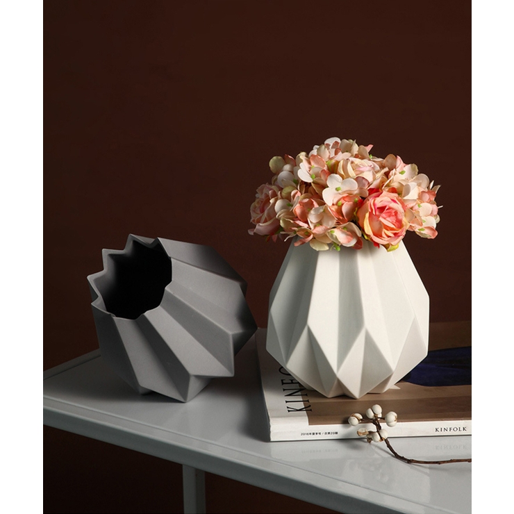 折り紙風アートモダン花瓶 花瓶 フラワーベース