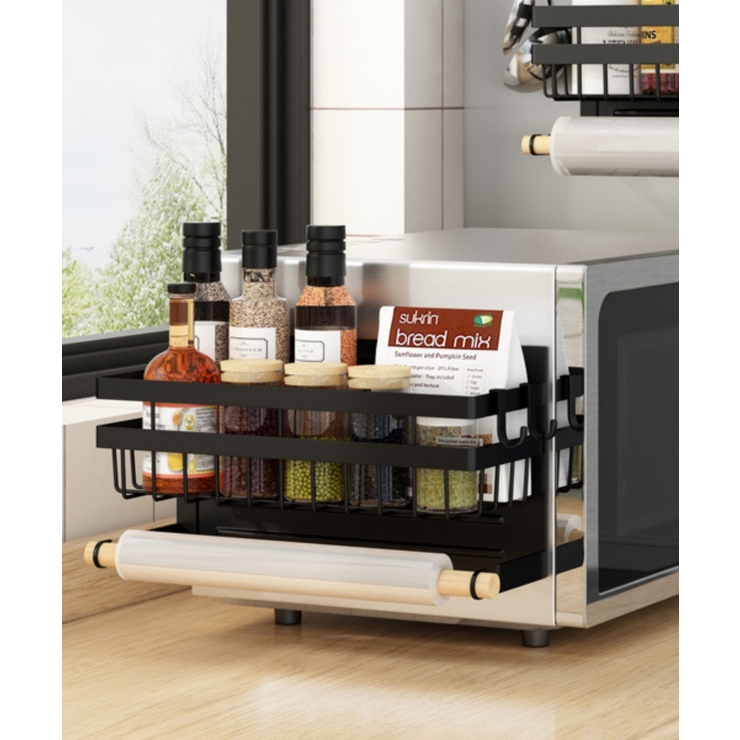 冷蔵庫の壁面をフル活用 マグネット式 キッチン収納ラック S | aimoha  | 詳細画像2 