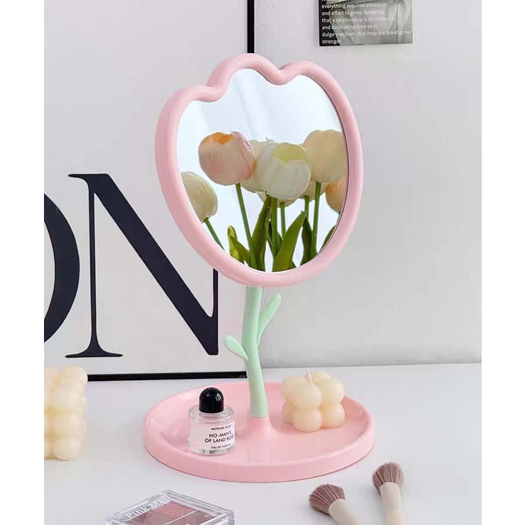 チューリップスタンドミラー[品番：XT000011935]｜aimoha （アイモハ