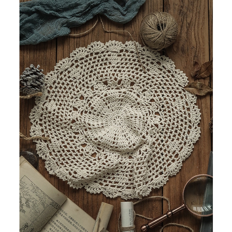 aimoha home手編み風レース テーブル センター | aimoha  | 詳細画像2 