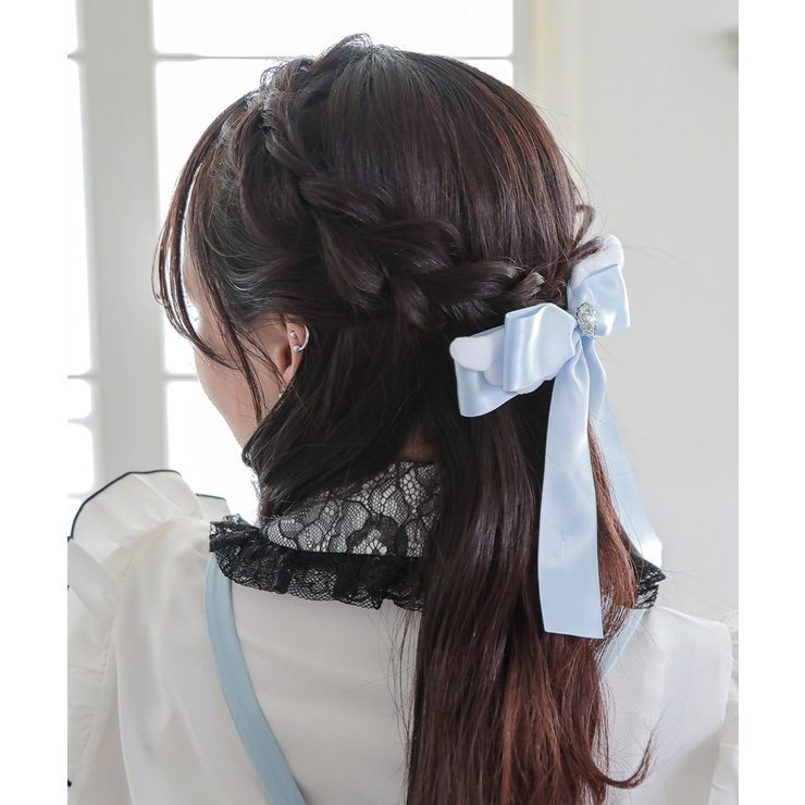 ヘアアクセサリー herlipto Rose Satin Clip Rose Satin Clip