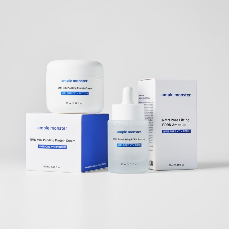 【毛穴ケア】NMN毛穴リフティングPDRNアンプル 30ml・NMN・PDRN・美容液・毛穴・ハリ弾力・高保湿・ツヤ肌・エイジングケア・韓国コスメ・スキンケア | ample monster | 詳細画像9 