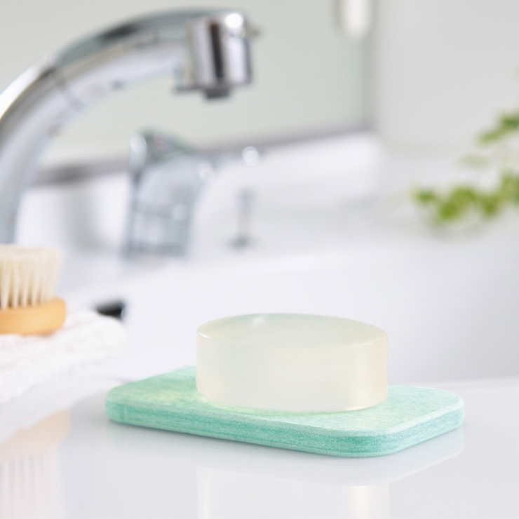 不思議な珪藻土ソープトレー「マルチトレー」コップのコースターとしても活用OK。 | Amulet | 詳細画像3 