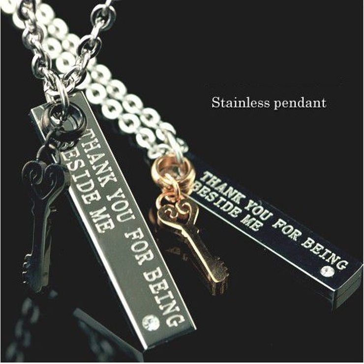 プレート鍵ネックレス | Amulet | 詳細画像1 