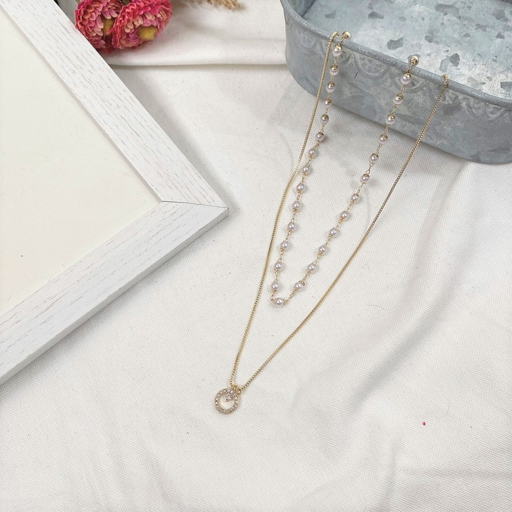 ネックレス ダブルチェーンパールネックレス | marcydorn | 詳細画像5 