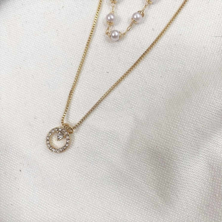 ネックレス ダブルチェーンパールネックレス | marcydorn | 詳細画像8 
