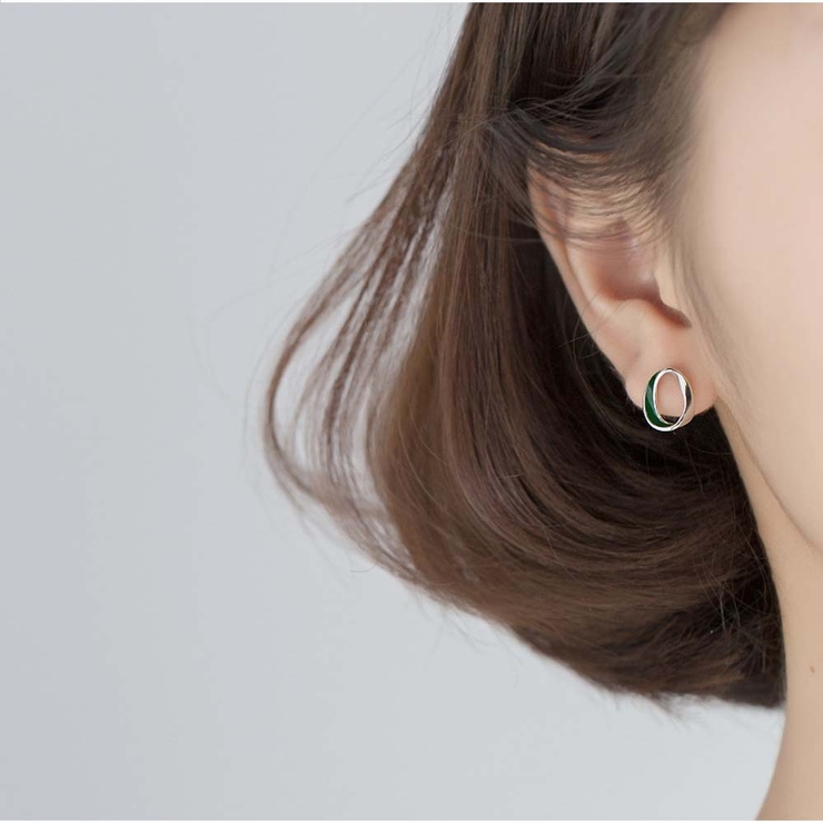 ピアス ツイストオーバル レディース | And Kawaii | 詳細画像8 