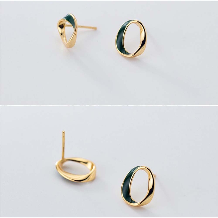 ピアス ツイストオーバル レディース | And Kawaii | 詳細画像3 