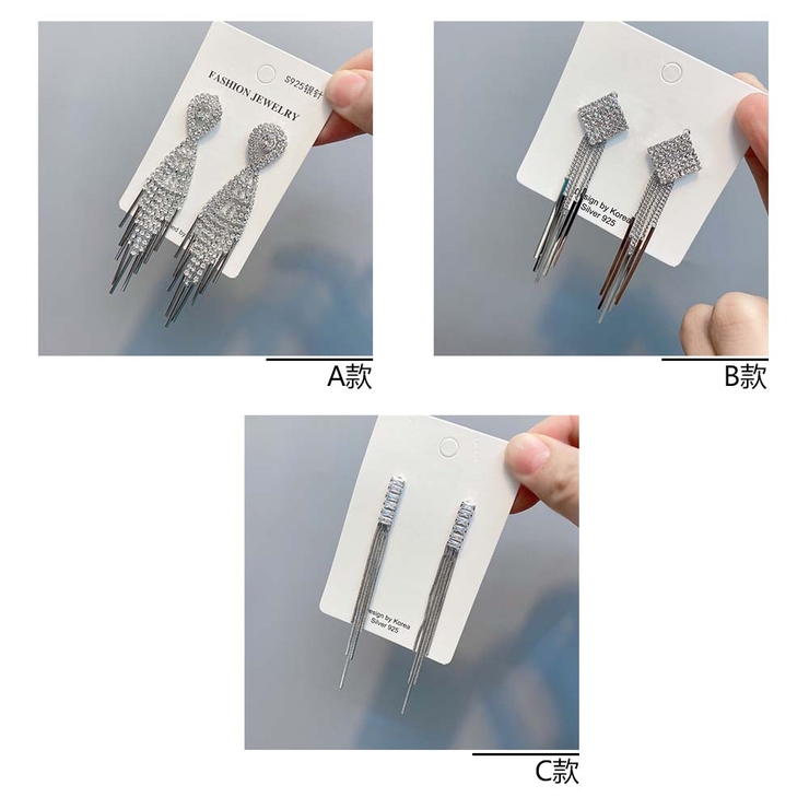 ピアス 揺れる カジュアル シルバー 韓国ファッション | And Kawaii | 詳細画像2 