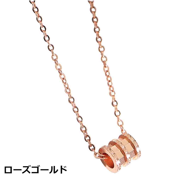 ローズゴールド | ネックレス  シンプルフェミニン チェーンネックレス ショートネックレス | And Kawaii