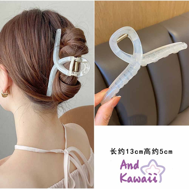 ヘアクリップ バレッタ アクリルバンスクリップ[品番 ヘアクリップ バレッタ アクリルバンスクリップ[品番