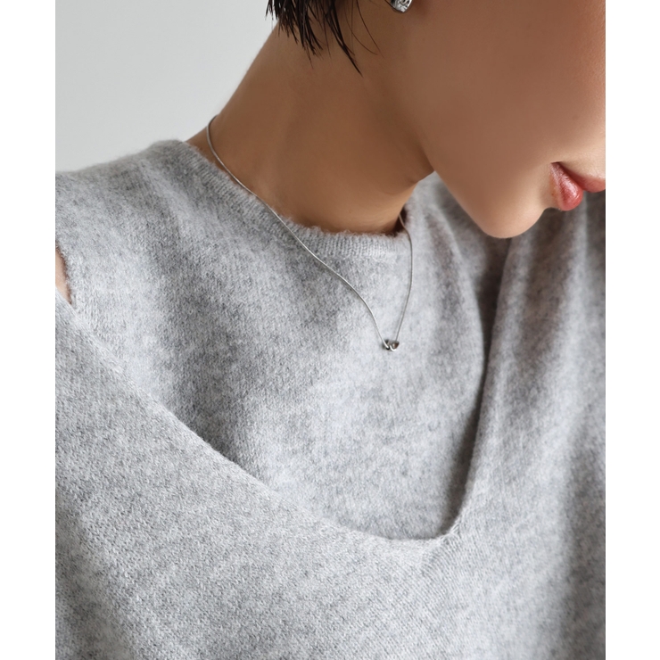 シルバー | evernavy エバーネイビー カーブモチーフ | andme