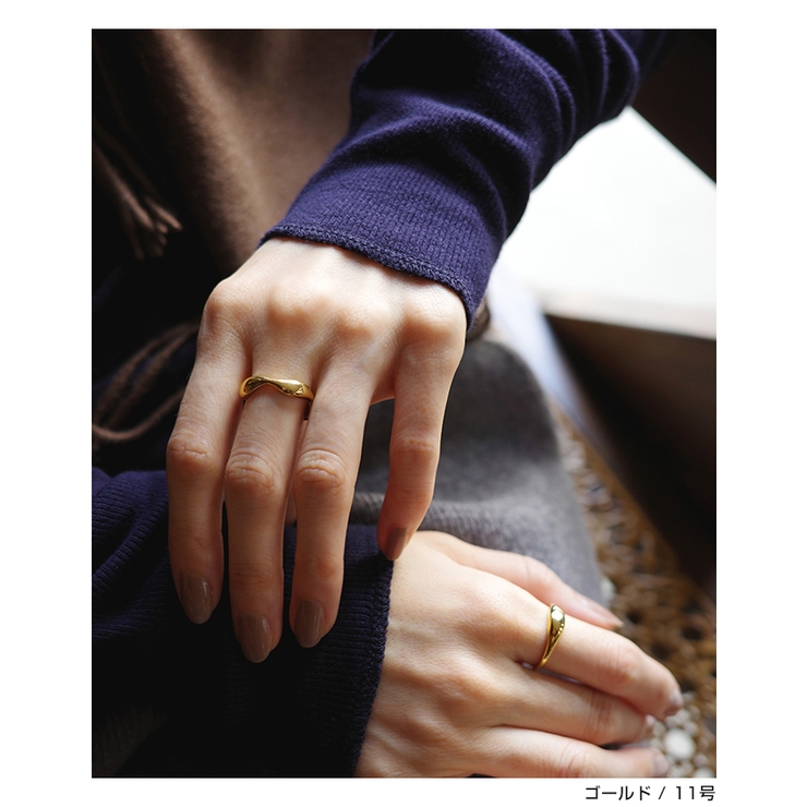 evernavy エバーネイビー【金属アレルギー対応】ニュアンス ウェーブ | andme | 詳細画像11 