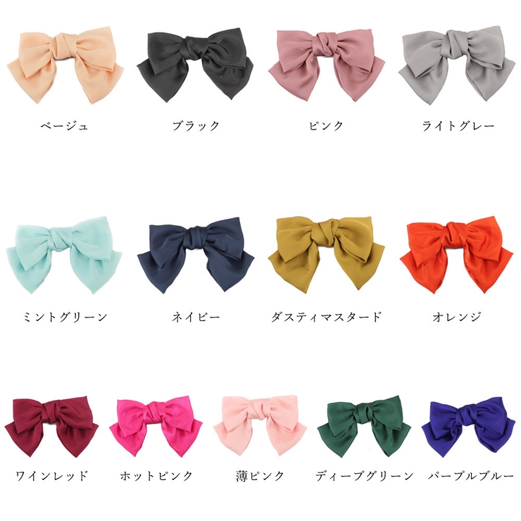 ヘアアクセサリー リボン バレッタ | SUNSHINE CLOSET | 詳細画像2 