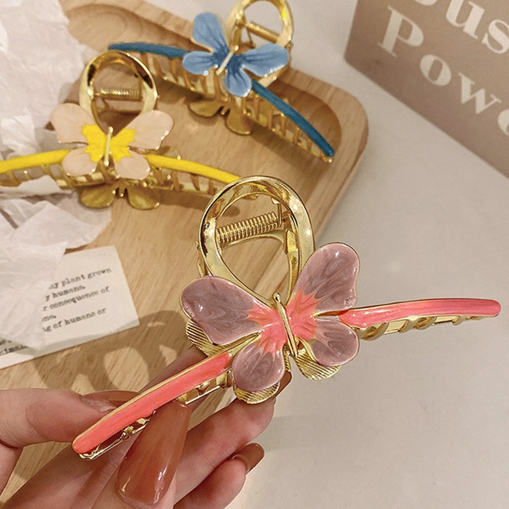 バンスクリップ 大きめ 蝶々ヘアクリップ | SUNSHINE CLOSET | 詳細画像15 