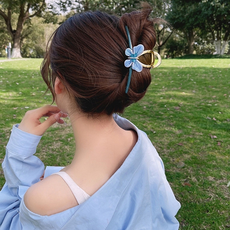 バンスクリップ 大きめ 蝶々ヘアクリップ | SUNSHINE CLOSET | 詳細画像7 
