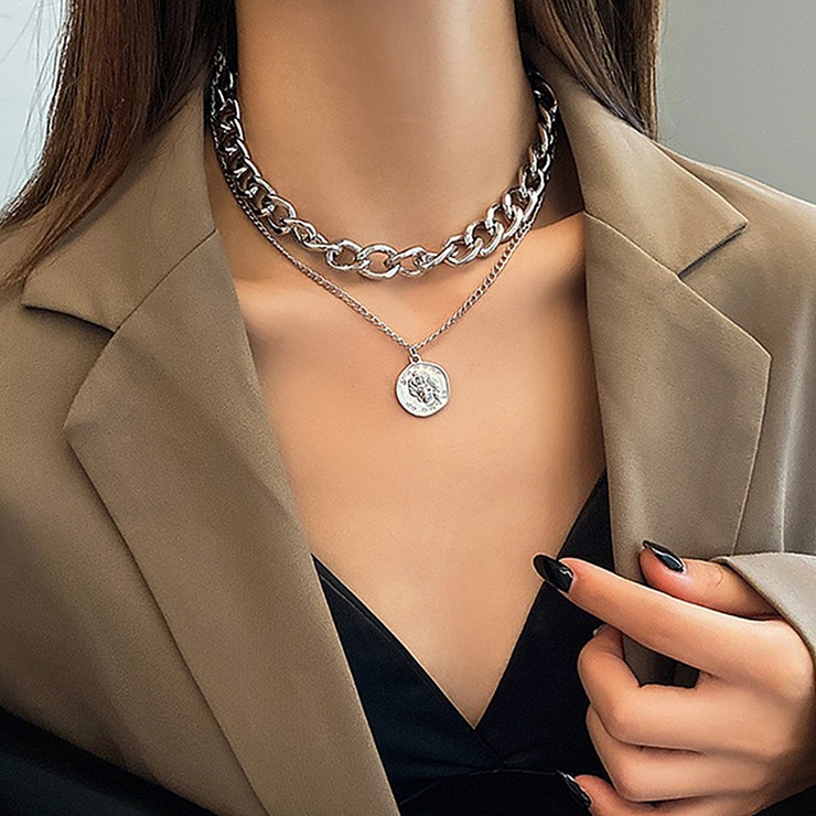 Justine Clenquet チョーカー ネックレス チェーン ボリューム 楽天市場】ジュスティーヌクランケ Justine Clenquet トリ