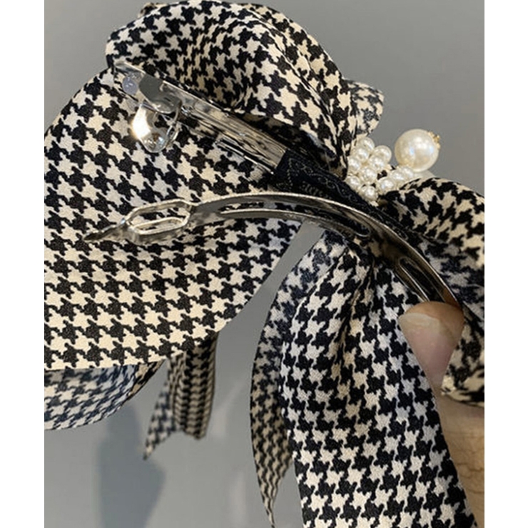 千鳥格子柄リボンバレッタ ヘアクリップ | SUNSHINE CLOSET | 詳細画像16 