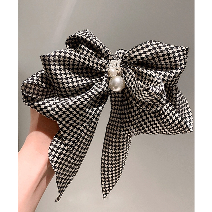 千鳥格子柄リボンバレッタ ヘアクリップ | SUNSHINE CLOSET | 詳細画像18 