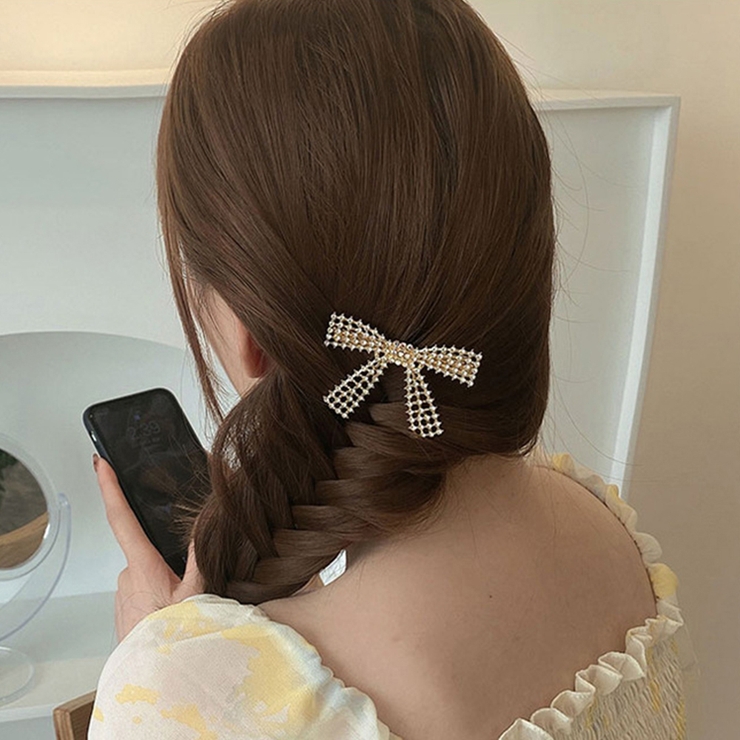 ヘアピンセットレディース キラキラ髪飾り[品番：AGCW0003937