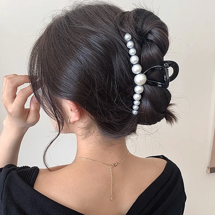 ヘアクリップ 大きめヘアアクセサリー黒 | SUNSHINE CLOSET | 詳細画像6 