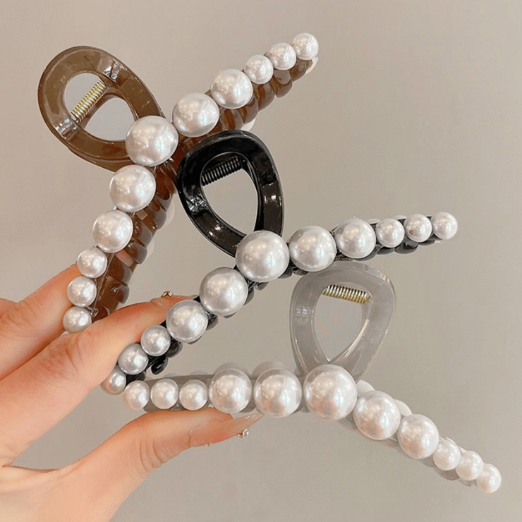 ヘアクリップ 大きめヘアアクセサリー黒 | SUNSHINE CLOSET | 詳細画像9 