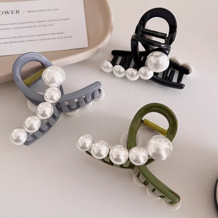 ヘアクリップ バンスクリップ パール付き | SUNSHINE CLOSET | 詳細画像11 